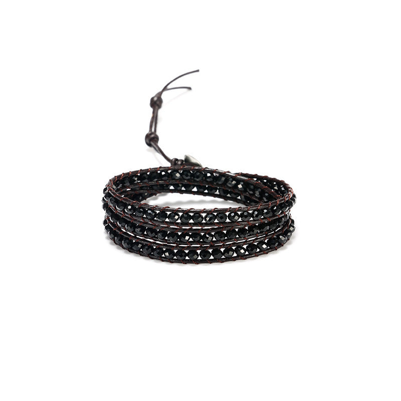 Wholesale Woven Multilayer Natural Stone Bracelets